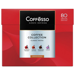 Кофе в капсулах 80 порций ''Ассорти 4 вкусов'' для Nespresso, COFFESSO, 101740