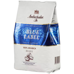 Кофе в зернах AMBASSADOR ''Blue Label'' 1 кг, арабика 100%, ШФ000025903