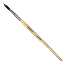 Кисть BRAUBERG, белка, круглая,  7, 200184