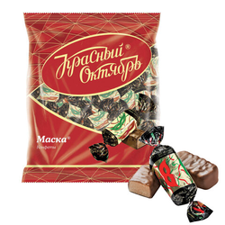 Конфеты шоколадные КРАСНЫЙ ОКТЯБРЬ ''Маска'', 250 г, пакет, РФ04867