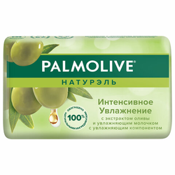 Мыло туалетное 90 г, PALMOLIVE НАТУРЭЛЬ ''Олива и увлажняющее молочко'', интенсивное увлажнение, 32766