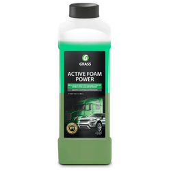 Автошампунь c активной пеной 1 л, GRASS ACTIVE FOAM POWER для сложных загрязнений, концентрат, 11314
