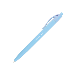 Ручка шариковая масляная автоматическая BRAUBERG ''FRUITY Pastel'', СИНЯЯ, корпус soft-touch, узел 0,7