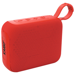 Колонка портативная KAIGO (КЕЙГО) BS100, 5 Вт, Bluetooth, USB, Micro SD, TWS, FM, красная, 514220