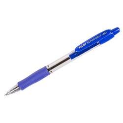Ручка шариковая автоматическая Pilot ''Super Grip'' синяя, 1,0мм, грип BPGP-10R-M-L