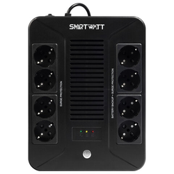 Источник бесперебойного питания SMARTWATT UPS SAFE PRO 850, 850 ВА (510 Вт), 8 розеток, 370302027000
