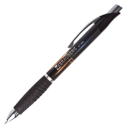 Ручка шариковая масляная автоматическая с грипом BRAUBERG ''Jet-Z'', СИНЯЯ, узел 0,7 мм, линия письма