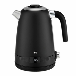 Чайник BQ (БИ-КЬЮ) KT1724SW, 1,7 л, 2200 Вт, закрытый нагревательный элемент, ТЕРМОРЕГУЛЯТОР, черный