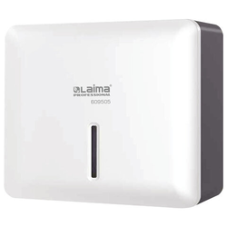 Диспенсер для полотенец LAIMA PROFESSIONAL SUPER (Система H2), Z-сложения, ABS-пластик, белый, 60950