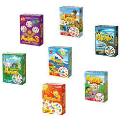 Игра настольная ДУБЛЬ 57 карточек, АССОРТИ 7 сюжетов, НИ, 67899, 112244