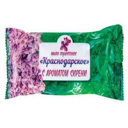 Мыло туалетное 100 г, Краснодарское, (Меридиан), ''Сирень'', МИНПРОМТОРГ
