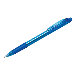 Ручка шариковая автоматическая Pentel ''Fine Line'' синяя, 0,7мм, грип BK417-C
