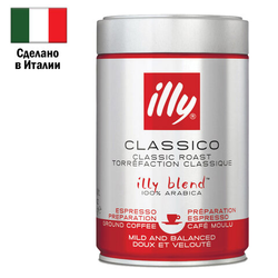 Кофе молотый ILLY ''Classico'' 250 г в жестяной банке, арабика 100%, ИТАЛИЯ, 43