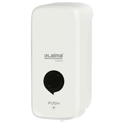 Дозатор для жидкого мыла LAIMA PROFESSIONAL PREMIUM, НАЛИВНОЙ, 1 л, белый, ABS-пластик, 609509