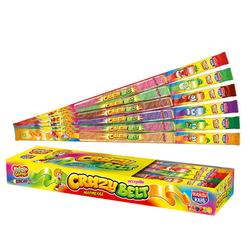 Мармелад в кислой обсыпке ''CRAZY GUMMY. CRAZY BELT'', ассорти, 15 г, КАНДИ КЛАБ, MAR090