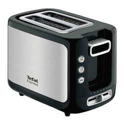 Тостер TEFAL TT365031, 850 Вт, 2 тоста, 7 режимов, механическое управление, металл/пластик, серебрис