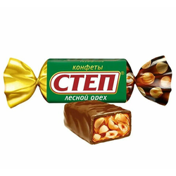 Конфеты шоколадные СЛАВЯНКА ''Степ'' с лесным орехом, арахисом и фундуком, 1000 г, 20506