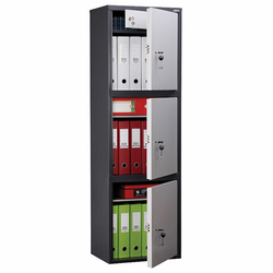 Шкаф металлический для документов AIKO ''SL-150/3Т'' ГРАФИТ, 1490х460х340 мм, 37 кг, S10799153502