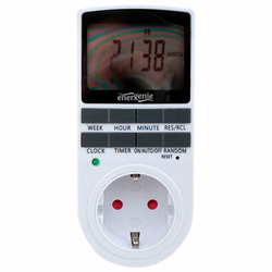Таймер электрический ENERGENIE LCD-дисплей 2,3'' белый, EG-SST-01