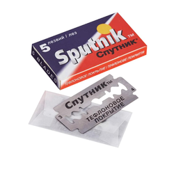 Сменные лезвия для безопасных бритв SPUTNIK (Спутник) ''Stainless'', 5 шт.