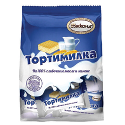 Вафли АККОНД ''Тортимилка'' со сливочной сбивной начинкой, 250 г