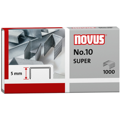 Скобы для степлера 10 Novus, оцинкованные, 1000шт. 040-0003
