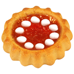 Печенье сдобное ДЫМКА ''Задумка'' с клубничной начинкой, 3,1 кг, С35