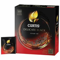 Чай CURTIS ''Delicate Black'' черный, 100 пакетиков в конвертах по 1,7 г, 101014