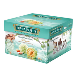Конфеты глазированные AMAPOLA ''Миндаль и Кокос'' вафельные 100 г