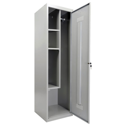Шкаф металлический хозяйственный ПРАКТИК ''ML-11-50U'' (LS-11-50), 2 отделения, 1830х500х500 мм, 26 кг