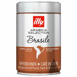 Кофе в зернах ILLY ''Brasil'' ИТАЛИЯ, 250 г, в жестяной банке, арабика 100%, ИТАЛИЯ, 7006
