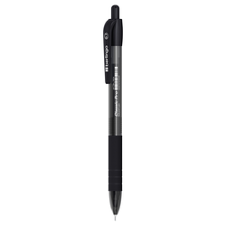 Ручка шариковая автоматическая Berlingo ''Classic Pro'' черная, 0,7мм, грип CBm_70923