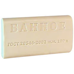 Мыло туалетное 100 г, КМЗ ЭКОНОМ ''Банное'', без обертки, ш/к транспортной упаковки 91761