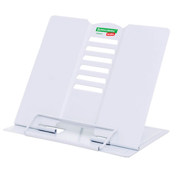 Подставка для книг и учебников BRAUBERG KIDS mini ''White'', регулируемый угол наклона, металлическая,
