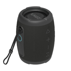 Колонка портативная KAIGO (КЕЙГО) BT10T, 10 Вт, Bluetooth, USB, Micro SD, AUX, RGB, TWS, IPX7, черна