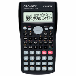 Калькулятор инженерный CROMEX (КРОМЕКС) СX-240BK (155х80 мм), 240 функций, 10+2 разрядов, черный, 27