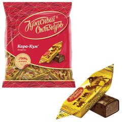 Конфеты шоколадные КРАСНЫЙ ОКТЯБРЬ ''Кара-Кум'', 250 г, пакет, КО04272