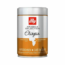 Кофе в зернах ILLY ''Etiopia'' ИТАЛИЯ, 250 г, в жестяной банке, арабика 100%, ИТАЛИЯ, 7004