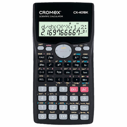 Калькулятор инженерный CROMEX (КРОМЕКС) CX-401BK (155х80 мм), 401 функция, 10+2 разрядов, черный, 27