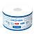 Диск CD-R CROMEX (КРОМЕКС), 700 Mb, 52x, с возможностью печати на диске, Bulk (термоусадка без шпиля