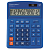 Калькулятор настольный BRAUBERG EXTRA-12-BU (206x155 мм), 12 разрядов, двойное питание, СИНИЙ, 25048