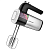 Миксер BRAYER BR1302, 800 Вт, 5 скоростей, 2 венчика, 2 крюка для теста, черный/серебро