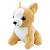 Игрушка мягкая корги, 23 см, цвет коричневый, WOOZOO (ВУЗУ), 666794