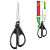 Ножницы MAPED (Франция) ''Essentials Green'', 210 мм, черные, эргономичные ручки, картонная упаковка с